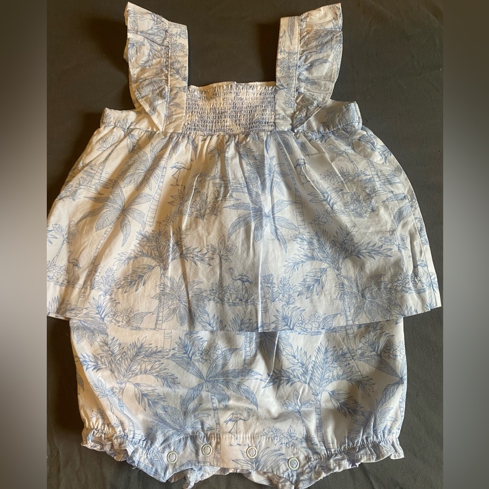 Janie and Jack Tropical Romper